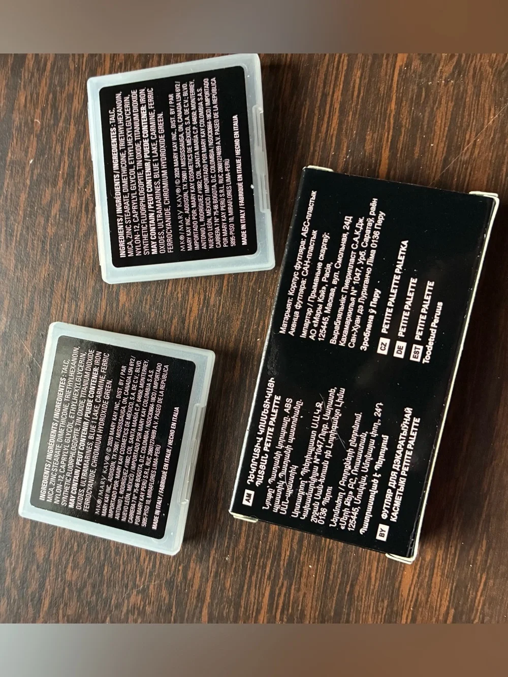 Mary Kay Shimmer Eyeshadow Singles and Petite Palette — Rose Gold & Sunlit Rose